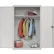 Sandusky® Elite All-Welded Wardrobe Cabinet, Solid Door, 46"W x 24"D x 72"H, Dove Gray