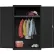 Sandusky® Elite All-Welded Wardrobe Cabinet, Solid Door, 46"W x 24"D x 72"H, Textured Black
