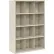 Sandusky® Cubbie Storage Cabinet, 12 Openings, Open Front, Steel, 46"W x 18"D x 66"H, Putty