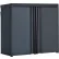 Sandusky® RTA Wall Mount Storage Cabinet, 28"W x 14"D x 26"H, Unassembled, Textured Black