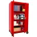 Sandusky® Transport Heavy Duty Mobile Storage Cabinet, 22 Gauge, 36"W x 24"D x 72"H, Red