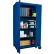 Sandusky® Transport Heavy Duty Mobile Storage Cabinet, 22 Gauge, 36"W x 24"D x 72"H, Blue