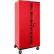 Sandusky® Transport Heavy Duty Mobile Storage Cabinet, 22 Gauge, 36"W x 24"D x 78"H, Red