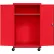 Sandusky® Transport Heavy Duty Wardrobe Cabinet, 22 Gauge, 46"W x 24"D x 78"H, Red