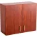 Safco® Hospitality Wall Cabinet with 2 Doors, 36"W x 15"D x 30"H , Mahogany