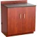 Safco® Hospitality Base Cabinet with 2 Doors, 36"W x 25"D x 39"H, Mahogany