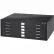 Safco® 5 Drawer Blueprint Flat File Cabinet, 40-1/2”W, Black