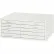 Safco® 5 Drawer Blueprint Flat File Cabinet, 40-1/2”W, White