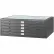 Safco® 5 Drawer Blueprint Flat File Cabinet, 46-1/2”W, Black