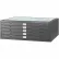 Safco® Closed Flat File Cabinet Base For 4998, 53-1/2"W, Black
