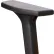 Safco® Fixed Armrest Kit For Commute Chair, Black, Set of 2