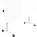 Safco® Jurni Flip-Top Training Table with Casters, 60"L x 24"W x 29"H, Designer White
