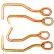 Keysco Sheet Metal Hooks, Steel, 9"W x 2-1/2"D x 22"H