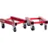 Keysco Wheel Dollies, Steel, 10"W x 12"D x 7-1/2"H