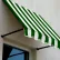 Awntech Santa Fe Window/Entry Awning 3-3/8'W x 2-9/16'H x 2'D Forest Green/White
