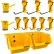 DeWalt® ToughSystem® 2.0 DXL™ Workshop Kit, 7-1/2"W x 6"D x 5-7/16"H