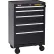 Stanley® 300 Series Rolling Tool Cabinet W/ 5 Drawers, 26-1/2"W x 18"D x 40-1/2"H, Black
