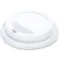 SOLO® Traveler Cappuccino Style Dome Lid, Fits 10 to 24 oz Hot Cups, White, 100/PK, 10 Packs/CT