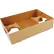 SCT® 4-Corner Pop-Up Food & Drink Tray, 10"W x 6-1/2"D x 2-1/2"H, Brown, Pack of 250