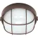 Nuvo 60/519, 1 Light-Die Cast Bulk Head, Frosted Diffuser, Architectural Bronze, 10"W