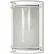 Nuvo 60/530, 1 Light-Die Cast Bulk Head, Frosted Diffuser, Semi Gloss White, 6.5"W X 10"H