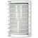 Nuvo 60/532, 1 Light-Die Cast Bulk Head, Frosted Diffuser, Semi Gloss White, 6.5"W X 10"H