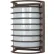 Nuvo 60/533, 1 Light-Die Cast Bulk Head, Frosted Diffuser, Architectural Bronze, 6.5"W X 10"H