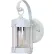 Nuvo 60/633, 1 Light-Wall Lantern-Piper Lantern W/Clear Seed Glass, White, 5"W X 10.625"H