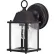 Nuvo 60/638, 1 Light-Cube Lantern, Clear Beveled Glass, Textured Black, 4.375"W X 8.625"H