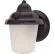 Nuvo 60/641, 1 Light-Hood Lantern W/Satin Frosted Glass, Textured Black, 6"W X 8.875"H