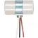 Satco 80-1081 Twin  2 Circuit Porcelain Socket w/Single Bushing Cap