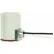 Satco 80-1330 Glazed Porcelain Socket w/Side Mount Bushing and 9-in. Leads