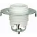 Satco 80-1768 Keyless Threaded Glazed Porcelain Socket w/Hickey  Ring  and 26-in. Leads