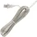 Satco 90-1538 20 Ft. Cord Set, 18/2 SPT-1, Clear Silver