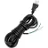 Satco 90-2243 15 Ft. Heavy Duty Cord Set 18/3 SVT -105-#176;C, Black
