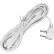 Satco 90-2459 10 Ft. Flat Plug Cord Set 18/3 SPT-2-105-#176;C, White