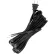 Satco 90-498 20 Ft. Cord Set, 18/2 SPT-2, Black