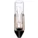 Satco S7816 120psb5 3w Miniature W/ Telephone Slide Base Bulb - Pkg Qty 10