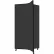 3 Panel Display Tower, 5'9"H, Fabric - Black