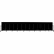 Screenflex 13 Panel Portable Room Divider, 4'H x 24'1"W, Fabric Color: Charcoal Black