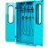Harloff Bronchoscope Drying Cabinet,Wall Mount & Key Lock, 24"W x 12-3/4"D x 48"H, Pink