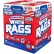 Toolbox® Z400 White Rags, 200 Sheets/Box, 6 Boxes/Case 58202