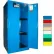 Securall® 60 Gallon Acid Corrosive Cabinet, Manual Close, 2 Door, 31"W x 31"D x 65"H, Blue