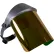 Oberon® High Heat Face Shield Crown & Window, Gold Coated, Anti-Fog, Ratchet Headgear