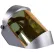 Oberon® High Heat Face Shield Crown & Window, Side Shields, Gold Coated, Hard Cap