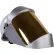 Oberon® High Heat Face Shield Crown & Window, Dual Crown, Side Shields, Ratchet Headgear