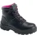 Avenger Builder Women's Work Boots, Steel Toe, Size 6W, Black