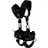 Fall Safe™ Flyer Pro Stealth Crossover Safety Harness, Sternal Front Side QC, 5 D-Rings, 2XL