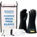 Oberon® Rubber Electrical Glove Kits, Class 2, Black, Size 10