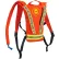 Oberon® Hi-Vis Arc-Rated Hydration Pack w/ Accessory, Orange, 70 fl oz.